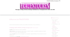 Desktop Screenshot of frauentouren.de